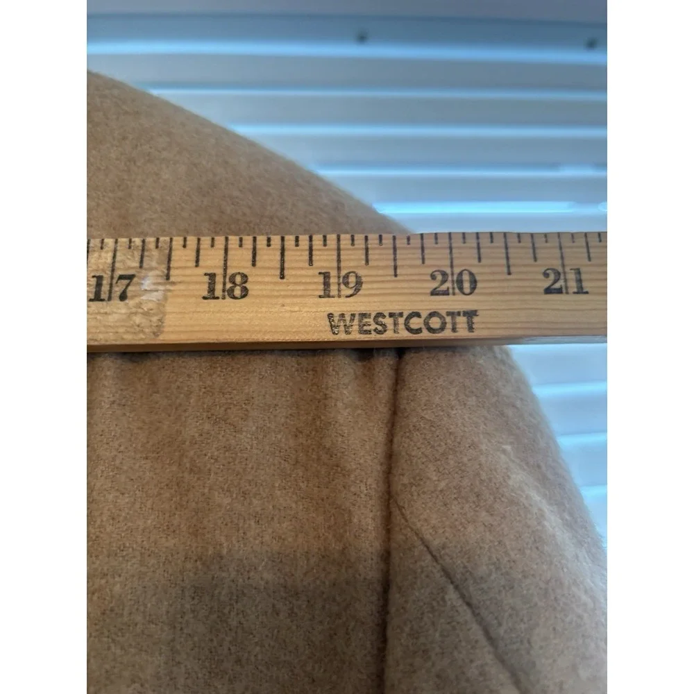 Claiborne Sport Coat Mens 42R Tan Camel Hair Blazer 2 Button Notch Lapel Jacket